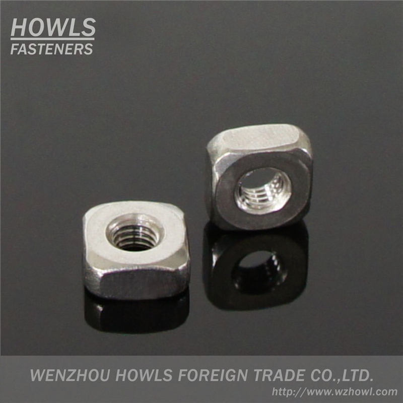 DIN562 Square nut-With chamfer stainless steel